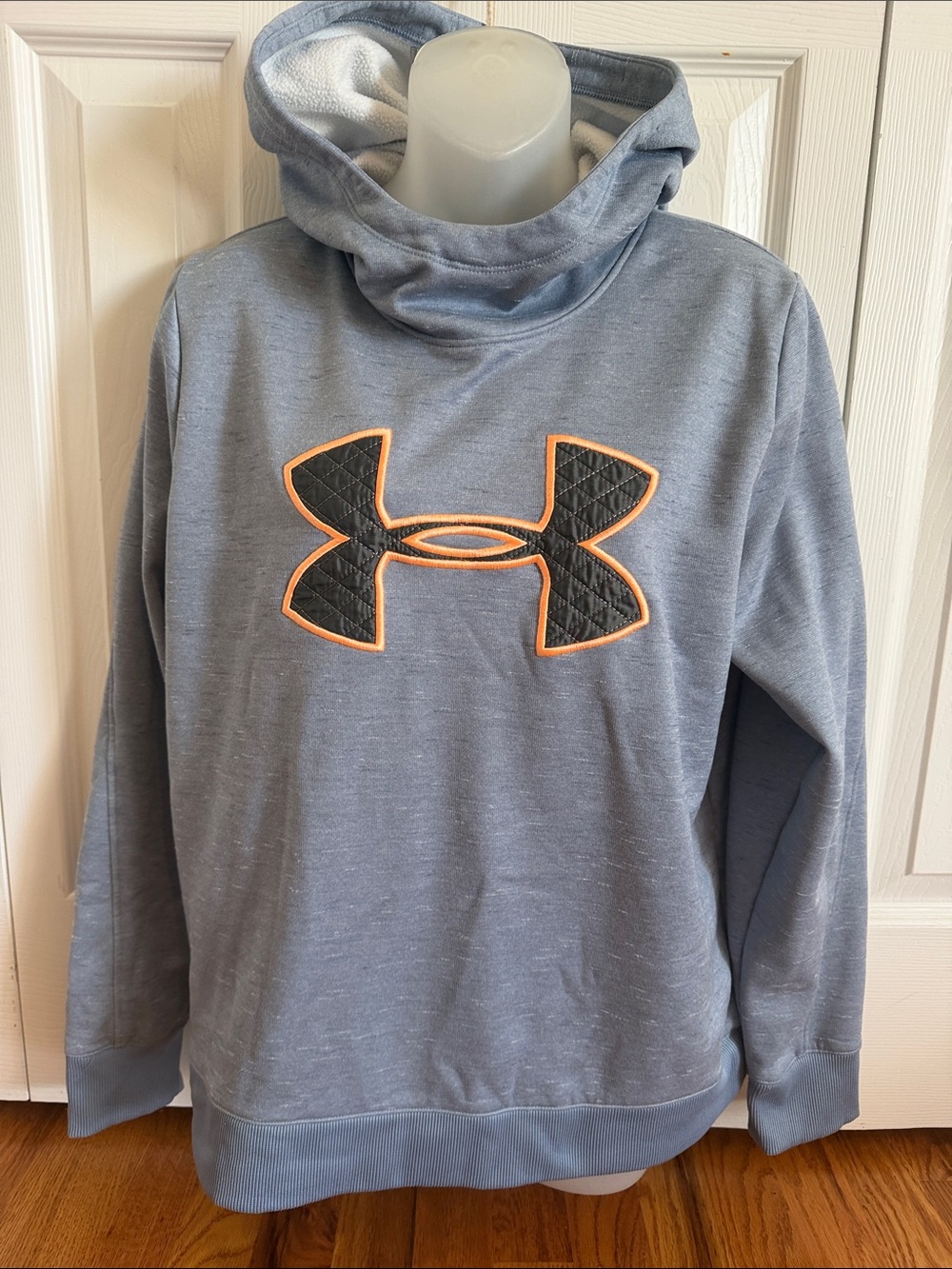 Under Armour UA Light Blue Pullover Cold Gear Hoodie Women’s Large L